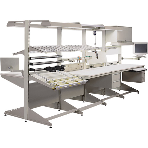 Postes de travail modulaire ergonomiques - Armoires suspendues Northern Industrial Supply Inc.