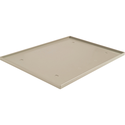 Fond de casier, Convient aux casiers 12" x 18", Beige, Plastique Northern Industrial Supply Inc.