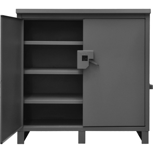 Lockable Jobsite Cabinet, Grey Northern Industrial Supply Inc.