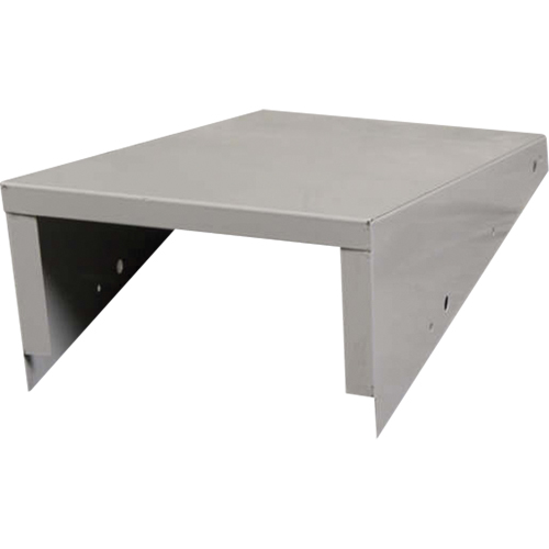 Clean Line Economy Lockers Slope Top, 4 Bank, 18" D x 48" W x 6" H, Grey, Steel Northern Industrial Supply Inc.
