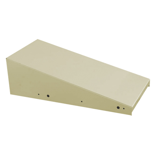 Clean Line Economy Lockers Slope Top, 4 Bank, 18" D x 48" W x 6" H, Beige, Steel Northern Industrial Supply Inc.