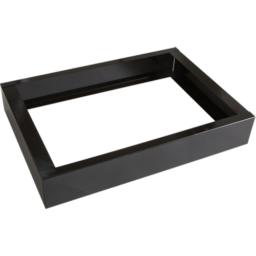 All-Welded Concorde - Heavy-Duty Lockers Recessed Base, 2 Banks, 4" H x 24" W x 17" D, Black, Steel Northern Industrial Supply Inc.
