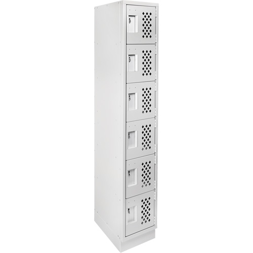 Petits casiers &eacute;conomiques assembl&eacute;s et perfor&eacute;s Clean Line, 6 niveaux, 18" x 72" x 12", Acier Northern Industrial Supply Inc.