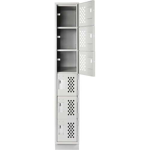 Petits casiers &eacute;conomiques assembl&eacute;s et perfor&eacute;s Clean Line, 6 niveaux, 18" x 72" x 12", Acier Northern Industrial Supply Inc.