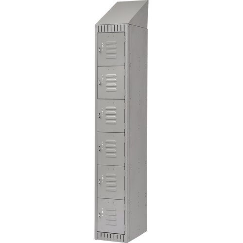 Casiers, 6 niveaux, 12" x 18" x 82", Acier, Gris, D&eacute;mont&eacute; Northern Industrial Supply Inc.