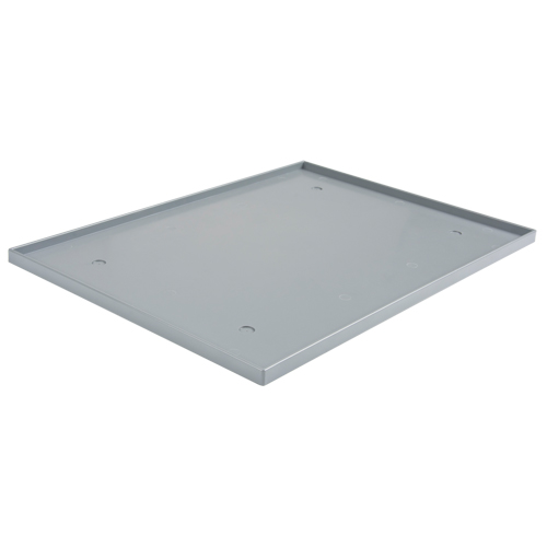 Fond de casier, Convient aux casiers 12" x 18", Gris fonc&eacute;, Plastique Northern Industrial Supply Inc.
