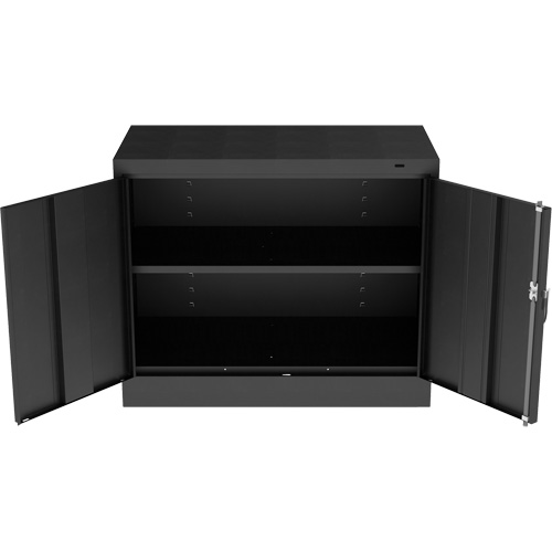 Armoire standard &agrave; hauteur de bureau, Acier, 30" h x 36" la x 18" P, Noir Northern Industrial Supply Inc.