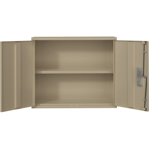 Armoire murale, Acier, 2 Tablettes, 30" h x 36" la x 12" P, Beige Northern Industrial Supply Inc.