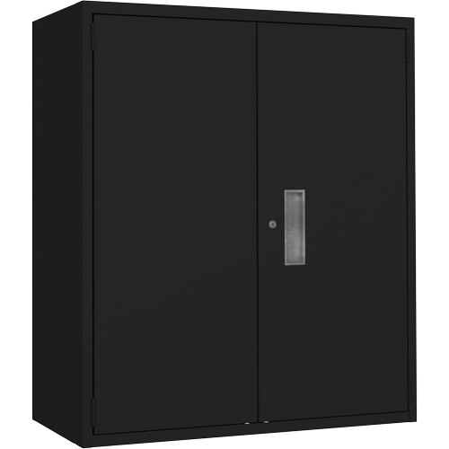 Armoire de rangement Lo-Boy, Acier, 2 Tablettes, 42" h x 36" la x 18" P, Noir Northern Industrial Supply Inc.