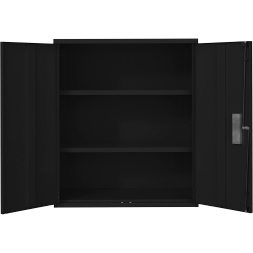 Armoire de rangement Lo-Boy, Acier, 2 Tablettes, 42" h x 36" la x 18" P, Noir Northern Industrial Supply Inc.