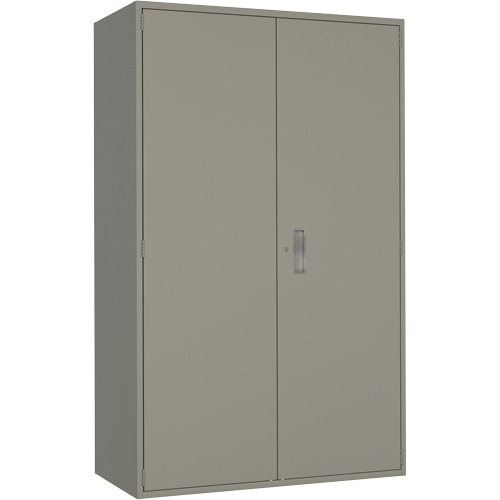 Armoire de rangement Hi-Boy tr&egrave;s large, Acier, 4 Tablettes, 72" h x 48" la x 24" P, Gris Northern Industrial Supply Inc.