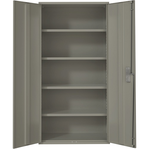 Armoire de rangement Hi-Boy, Acier, 4 Tablettes, 72" h x 36" la x 18" P, Gris Northern Industrial Supply Inc.