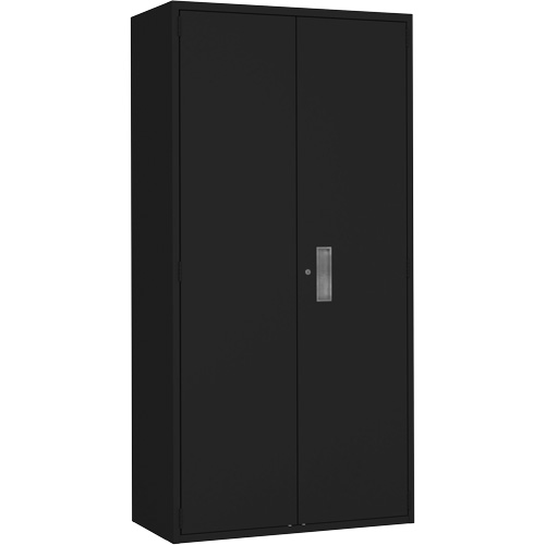 Armoire de rangements combin&eacute;s, Acier, 6 Tablettes, 72" h x 36" la x 18" P, Noir Northern Industrial Supply Inc.