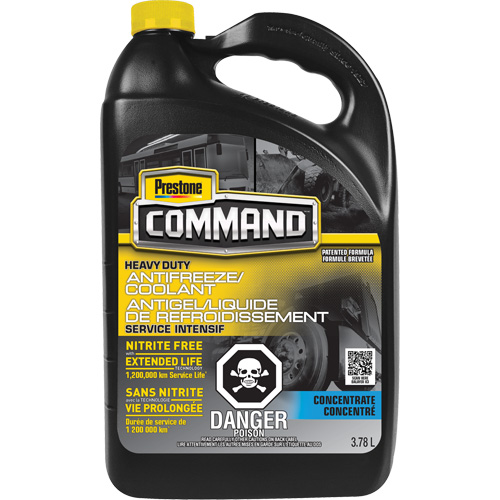 Liquide de refroidissement/antigel concentr&eacute; sans nitrate robuste longue dur&eacute;e pour service lourd Command, 3,78 L, Cruche Northern Industrial Supply Inc.