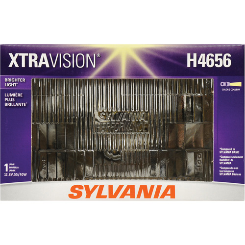 Phare automobile scell&eacute; XtraVision H4656, Halog&egrave;ne, 35 W/55 W, Blanc cass&eacute; Northern Industrial Supply Inc.