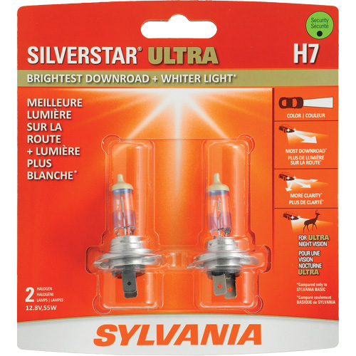 Ampoule de feu avant SilverStar H7, Halog&egrave;ne, 56 W, Blanc cass&eacute; Northern Industrial Supply Inc.