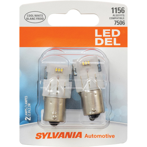 1156 Mini-ampoule automobile, DEL, 12,8 W/2,3 W, Blanc Northern Industrial Supply Inc.