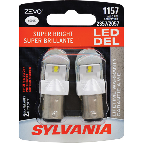 1157 Mini-ampoule automobile Zevo, DEL, 1,7 W, Blanc Northern Industrial Supply Inc.