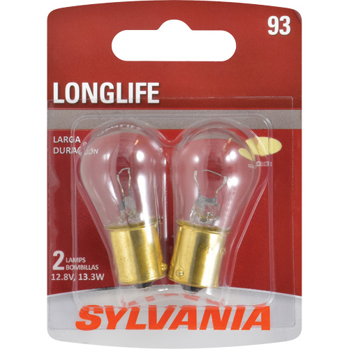 Mini ampoule automobile longue dur&eacute;e mod&egrave;le 93, Incandescente, 13,3 W Northern Industrial Supply Inc.