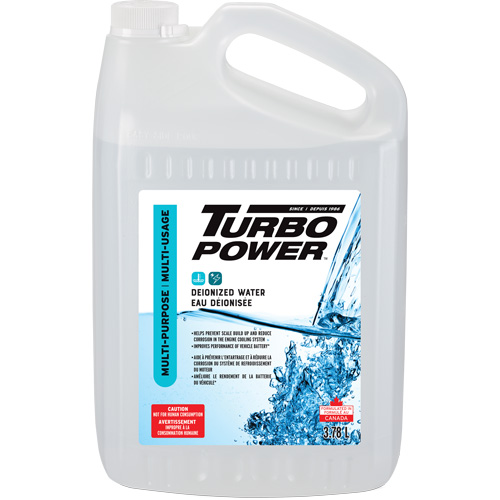 Turbo Power Multi-Purpose Deionized Water, Jug Northern Industrial Supply Inc.