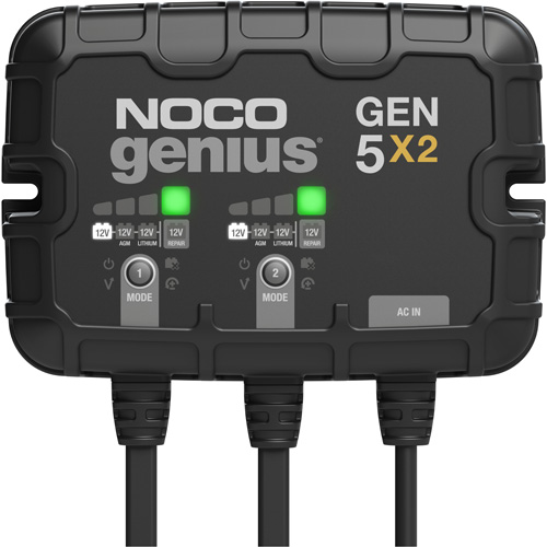 Genius&reg; Gen5X2 2-Bank, 10-Amp On-Board Battery Charger Northern Industrial Supply Inc.