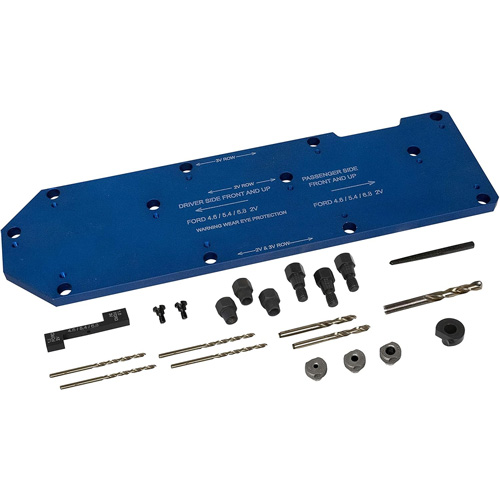 Gabarit de perçage pour installation sur collecteur pour Ford 4,6 L, 5,4 L, et 6,8 L Northern Industrial Supply Inc.