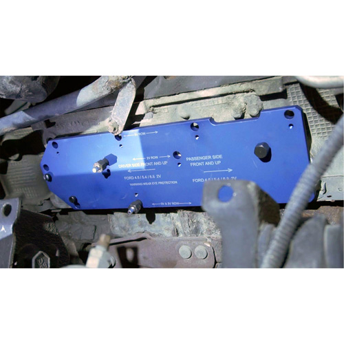 Gabarit de perçage pour installation sur collecteur pour Ford 4,6 L, 5,4 L, et 6,8 L Northern Industrial Supply Inc.