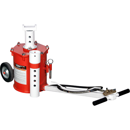Portable Air Lift Jack, 10 Ton(s) Capacity, 17-3/4" - 49-3/8" H Northern Industrial Supply Inc.