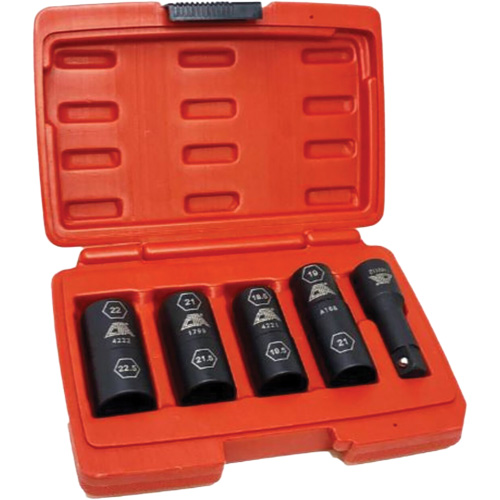 Flip Socket Kit, 5 Pieces, 1/2" Drive Size Northern Industrial Supply Inc.