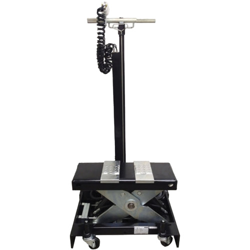 Low Profile Floor Service Jack, 12 Ton(s) Capacity, 7-1/2" Lowered, 15" Raised, Air Hydraulic Northern Industrial Supply Inc.