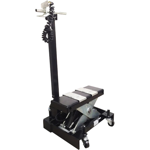 Low Profile Floor Service Jack, 12 Ton(s) Capacity, 7-1/2" Lowered, 15" Raised, Air Hydraulic Northern Industrial Supply Inc.