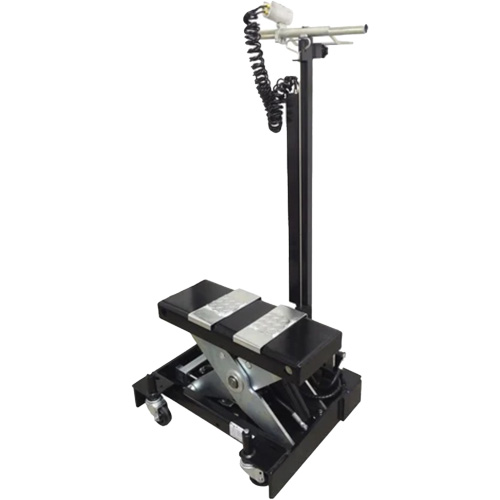 Low Profile Floor Service Jack, 12 Ton(s) Capacity, 7-1/2" Lowered, 15" Raised, Air Hydraulic Northern Industrial Supply Inc.