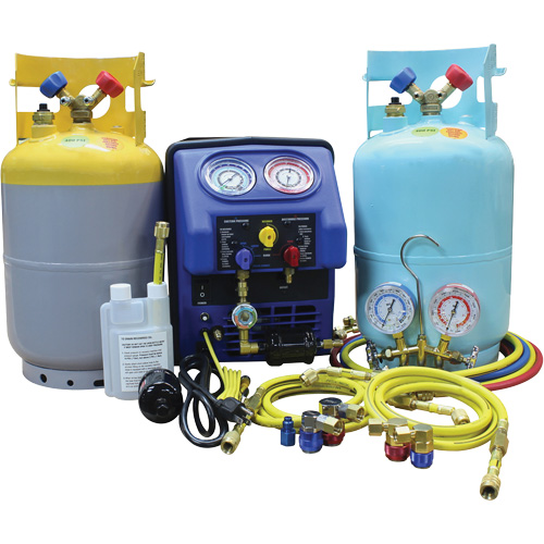 Ensemble complet de r&eacute;cup&eacute;ration pour climatisation R134A/R1234Yf Northern Industrial Supply Inc.