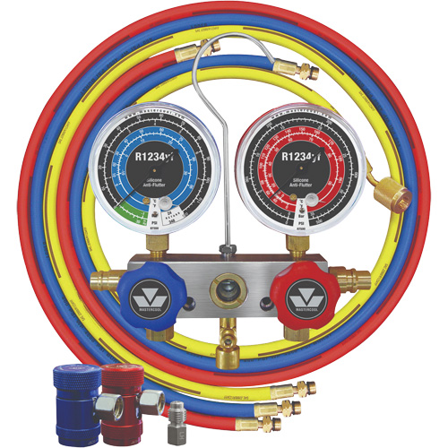 R1234Yf 2-Way Piston Valve Manifold Gauge Set Northern Industrial Supply Inc.