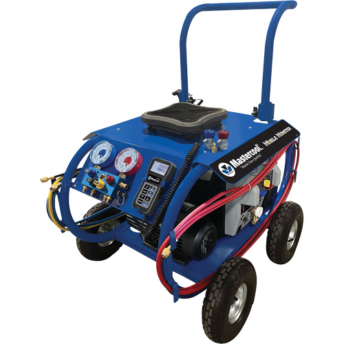 Station mobile robuste de r&eacute;cup&eacute;ration et de charge de r&eacute;frig&eacute;rant A/C automobile R134a  Mobile Monster Northern Industrial Supply Inc.
