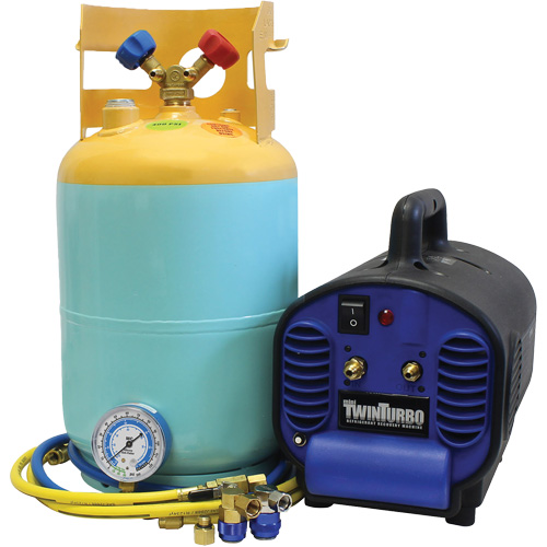 Mini syst&egrave;me de r&eacute;cup&eacute;ration de r&eacute;frig&eacute;rant pour R134A et R1234Yf contamin&eacute;s Northern Industrial Supply Inc.