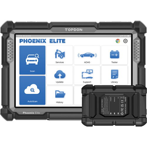 Outil de diagnostic de niveau constructeur Phoenix Elite avec &eacute;cran 10,1", programmation bas&eacute;e sur l'infonuage et CANFD Northern Industrial Supply Inc.