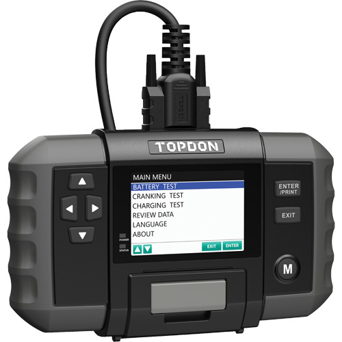 BT600 12V Battery & 12V/24V System Tester with Built-in Printer Northern Industrial Supply Inc.