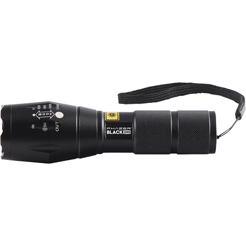 Lampe UV rechargeable pour la d&eacute;tection des fuites UView Phazer BLACK 395 Northern Industrial Supply Inc.