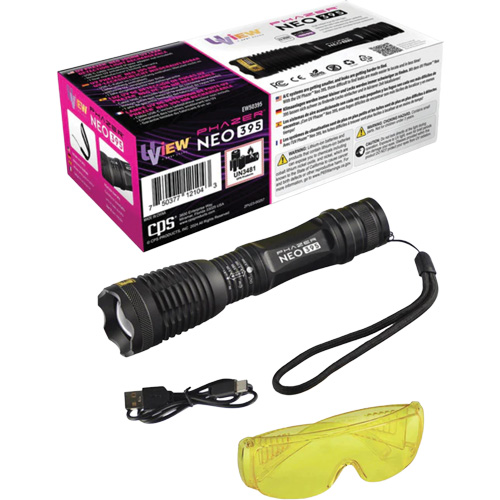 Lampe UV rechargeable pour la d&eacute;tection des fuites UView Phazer NEO 395 Northern Industrial Supply Inc.