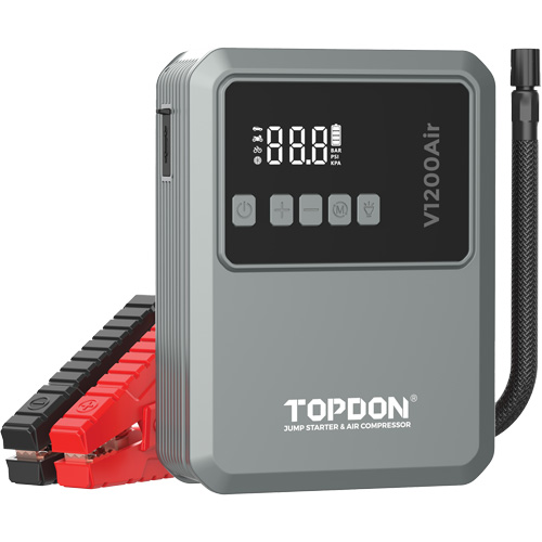 V1200Air 2-in-1 1200 Peak Amp Jump Starter & Tire Inflator Northern Industrial Supply Inc.