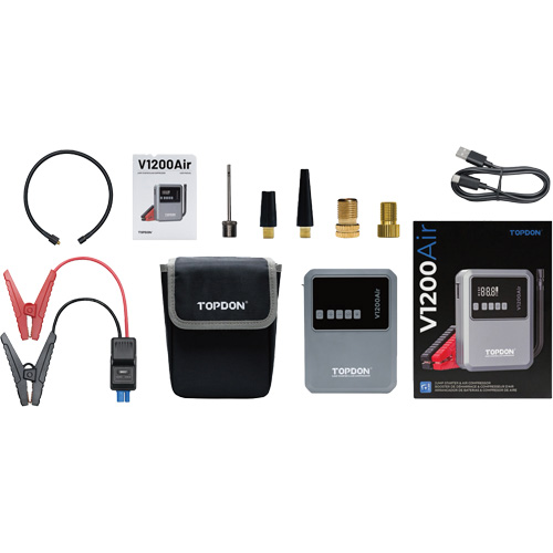 V1200Air 2-in-1 1200 Peak Amp Jump Starter & Tire Inflator Northern Industrial Supply Inc.
