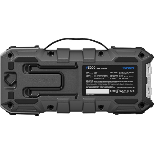 V3000 Jump Starter, Power Bank & Flashlight Northern Industrial Supply Inc.