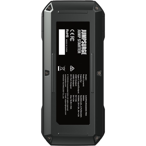 JumpSurge2000Pro 2500 Peak Amp Battery Jump Starter, Power Bank & Flashlight Northern Industrial Supply Inc.