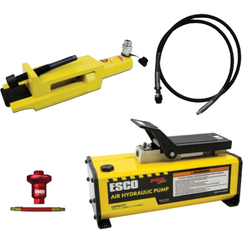 Ensemble de brise-talon pour pneus g&eacute;ants/&eacute;quipement de terrassement avec pompe hydraulique de 1/2 gallon Northern Industrial Supply Inc.