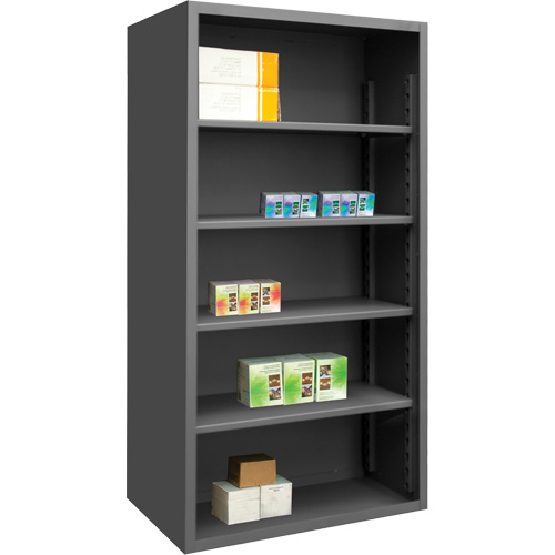 Heavy-Duty Shelving, Steel, Bolted, 850 lbs. Capacity, 48" W x 72" H x 18" D Northern Industrial Supply Inc.