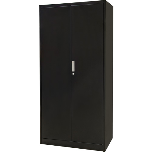 Armoire de rangement combin&eacute;e, 36" la x 18" p x 72" h, Noir Northern Industrial Supply Inc.