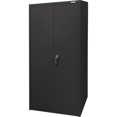 Armoire d'entreposage, Acier, 4 Tablettes, 66" h x 30" la x 15" P, Noir Northern Industrial Supply Inc.