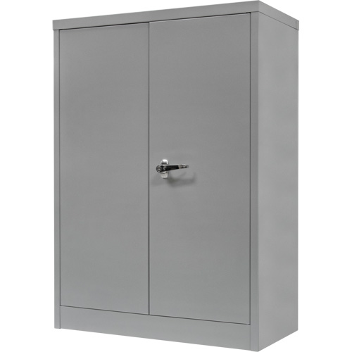 Armoire de rangement &agrave; hauteur de comptoir, Acier, 2 Tablettes, 42" h x 30" la x 15" P, Gris Northern Industrial Supply Inc.