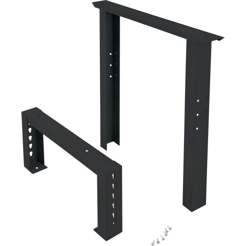 Pattes d'&eacute;tabli pour service industriel, Acier, 24" p x 34" h, Simple Northern Industrial Supply Inc.